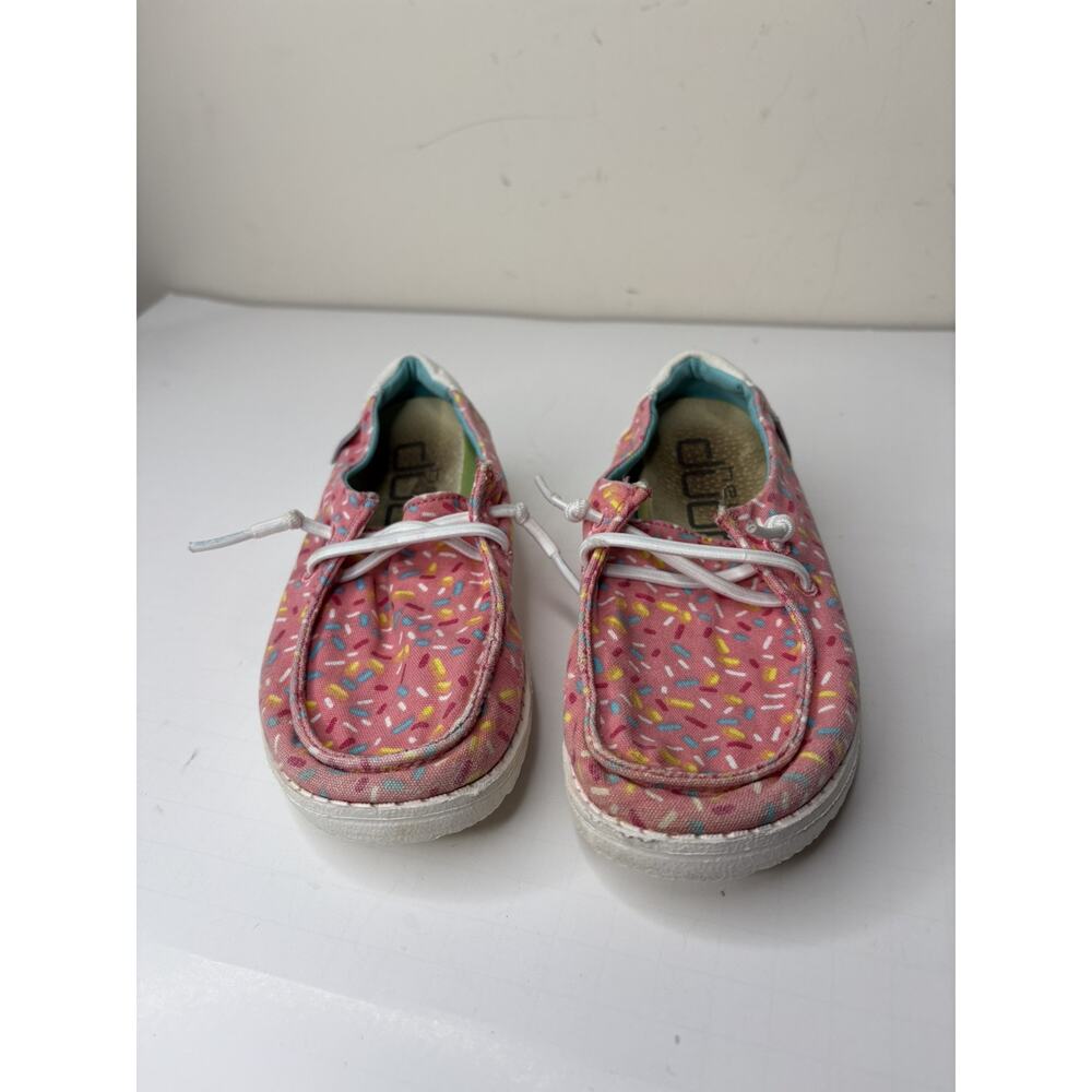 Hey Dude Pink Kids Sneakers